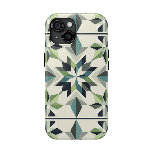 Winter Quilt Pattern Phone Cases, Durable Protective Mobile Covers, Smartphone Accessories, Tough Phone Protectors for Men and Women