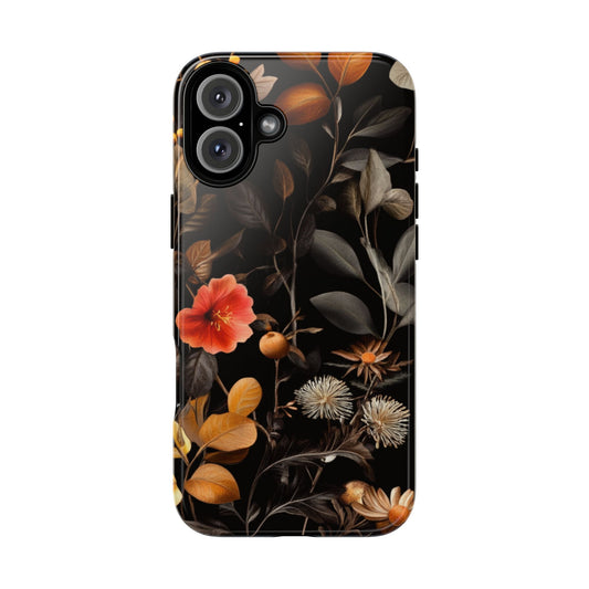 Fairy Flowers Modern iPhone 16 Tough Phone Case, Protective Phone Cover, Stylish Tech Accessories, Cool Phone Case, Unique iPhone Case