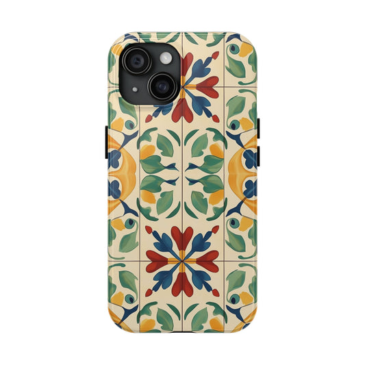 Spanish Tile Phone Cases, Durable Protective Mobile Covers, Smartphone Accessories, Tough Phone Protectors for Men and Women